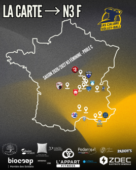 Calendrier 2026/2027 - N3 F - Poule C